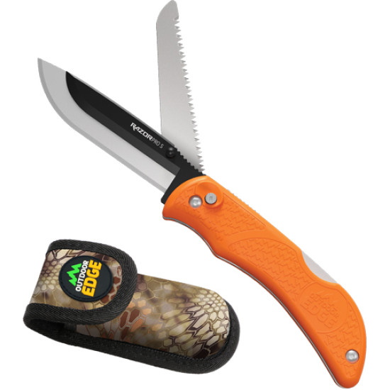 Outdoor Edge Razor Pro 3.5" Orange, RSB356C, 743404202358