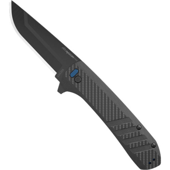 Outdoor Edge Razor Vx4 3" Folding Carbon Weave Over G10, VX430AC, 743404702391