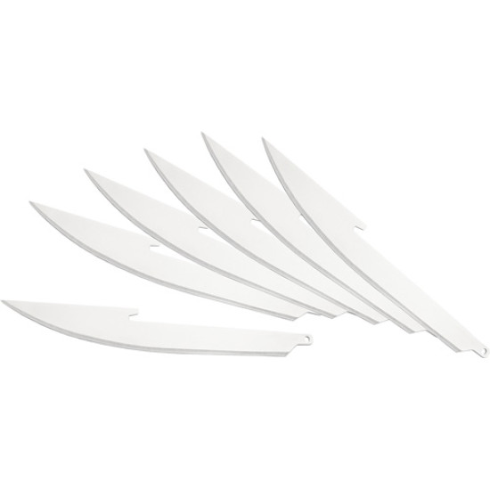 Outdoor Edge Razormax 5" Replacement Blade 6-Pack, RR506, 743404201948