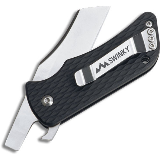 Outdoor Edge Swinky Edc Knife W/Bottle Opener & Pocket Clip, SKK10C, 743404202082