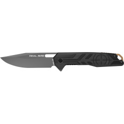 Real Avid Rav-7 Knife Assisted Folding 3.25" Blade Gray Alum.