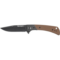 Remington Cutlery Edc Drop Pt 4" Folder G10 Tan/Black