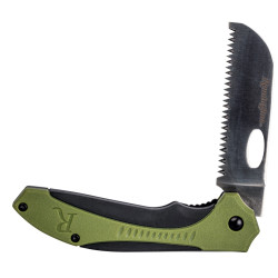 Remington Cutlery Sportsman 4.5" Folding Bone Saw Grn/Blk