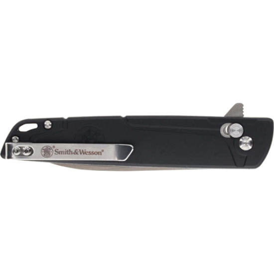 S&W Knife 24/7 Crossbar Folder 3.25" Ss/Black Gentleman Carry, 1205908, 661120749868