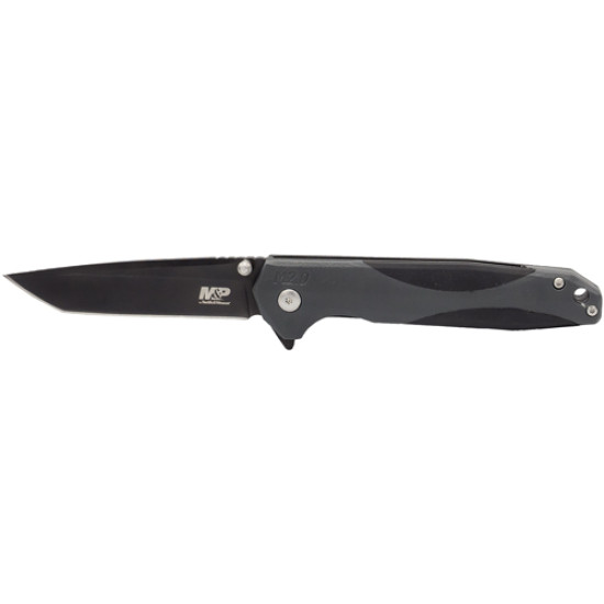 S&W Knife M&P M2.0 2-Tone Clip Folder 3.5" Tanto Fngr Flipper, 1100081, 661120076315