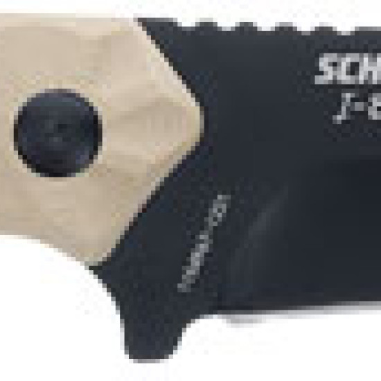 Schrade Knife I-Beam 5" Fixed Aus-8 Black/Fde G10 Handle, 1185977, 661120651710