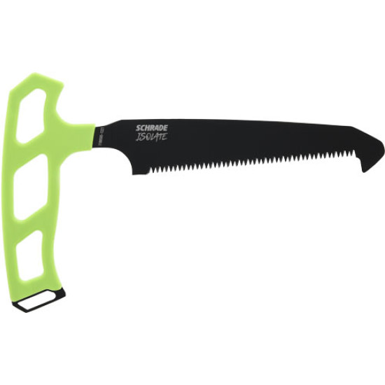 Schrade Knife Isolate Large Bone Saw 5" Sk5 Black/Green, 1159294, 661120651673