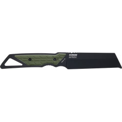 Schrade Knife Outback Cleaver Fixed 3.6" Black/Green