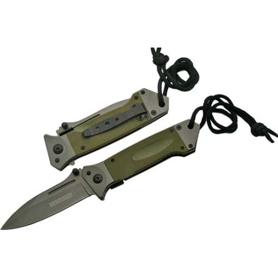 Szco Rite Edge 3.5" G10 Heavy Assisted Folder Od Green Hndl, 300362GN, 801608303629