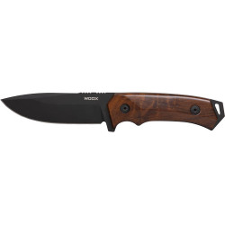 Woox Knife Rock 62 Fixed Blade 4.25" Walnut Plain Handle!