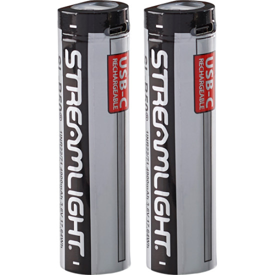 Streamlight Sl-B50 Usb Battery 2-Pack, 22112, 080926221123