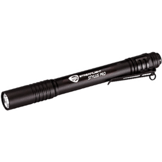 Streamlight Stylus Pro Light White Led Black W/Pocket Clip, 66118, 080926661189