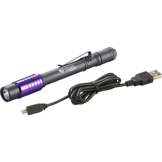 Streamlight Stylus Pro Usb Rechargeable Uv Penlight, 66149, 080926661493