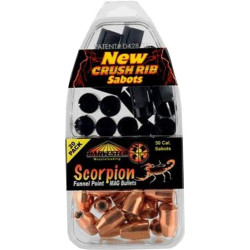 Harvester Scorpion 50Cal 260Gr .451 Funnel Point Sabot 20Pk