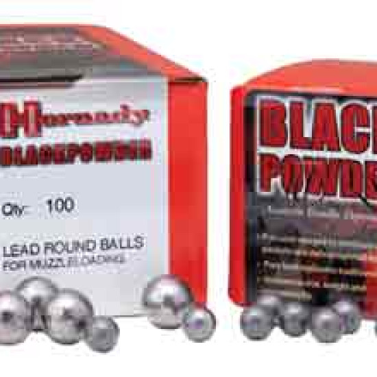 Hornady .310 .32 Caliber Round Ball 100Ct 40Bx/Cs, 6000, 090255260007