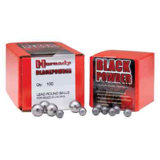 Hornady .310 .32 Caliber Round Ball 100Ct 40Bx/Cs, 6000, 090255260007