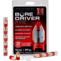 Hornady .50Cal Bore Driver 3499 290Gr. Ftx 20Ct 10Bx/Cs